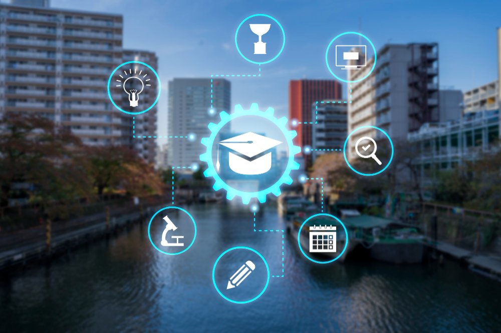 Campus view of VR Junior College, the best junior college for MPC in Hyderabad, offering top IIT-JEE and EAMCET coaching.